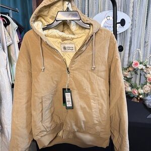 Alpine Design Sandy Clay Hooded Corduroy Jacket